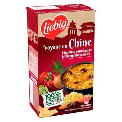 Liebig Soupe Voyage en chine- Légumes et vermicelles, 1L