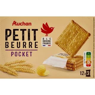 Auchan Biscuits petit beurre, 300g
