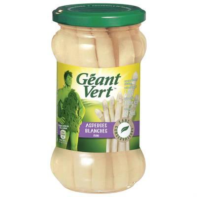 Géant Vert - Mini asperges blanches