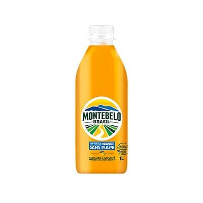 Montebelo Brasil Pur jus d'orange sans pulpe, 1l