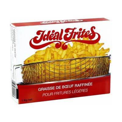 Idéal Frites Graisse de Bœuf raffiné, 1 kg