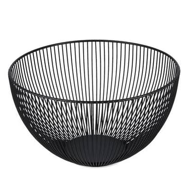 Collection Scala Panier métallique 25,5xH14,5cm noir, 1 pièce