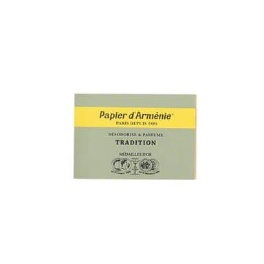 Papier d'Arménie Carnet classique triple feuille, 12 x 3 feuilles