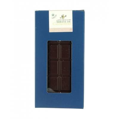 Abbaye Notre Dame de Castagniers Tablette Chocolat Noir au Sel de Guérande, 80g