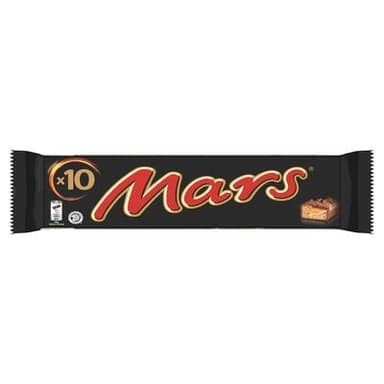Mars Barres chocolatées au caramel x10, 450g
