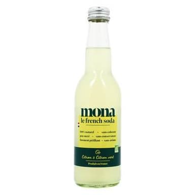 Mona Craft Soda Citron - Citron Vert BIO, 33cl
