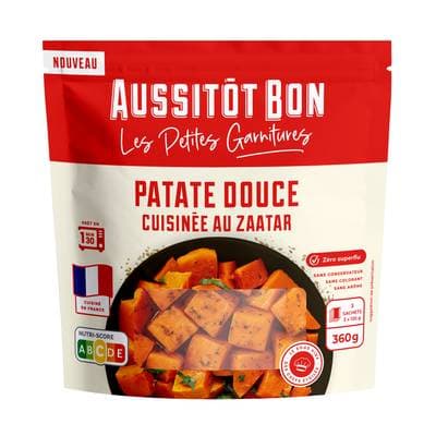 Aussitôt Bon Patate Douce Cuisinée au Zaatar, 3x120g
