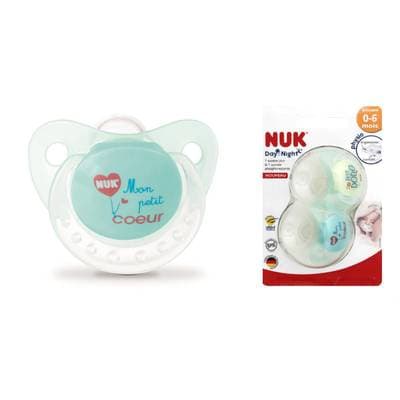 Nuk Sucettes physiologiques silicone +18 mois, 2 pièces