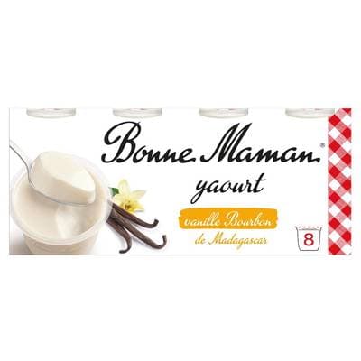 Bonne Maman Yaourt à la vanille de Madagascar, 8x125g