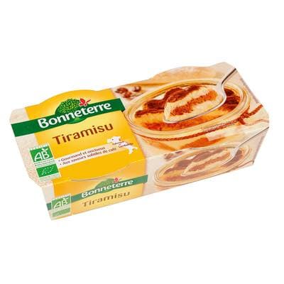 Bonneterre Tiramisu bio, 2x65g