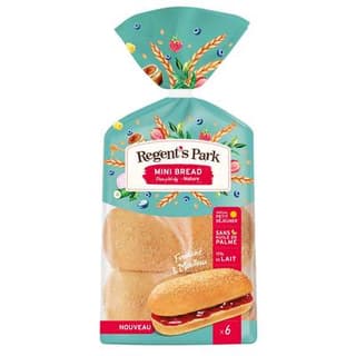 Regent's Park Mini Bread Nature, 6 pains - 300g