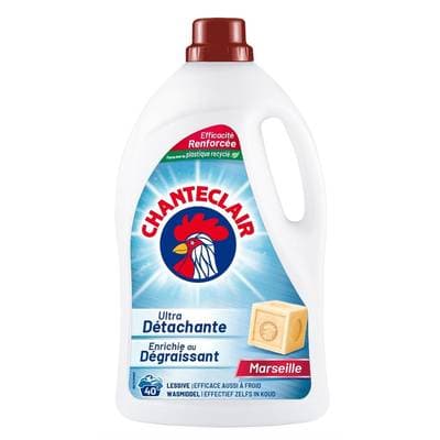 Chanteclair Lessive liquide au Savon de Marseille, 1,8L