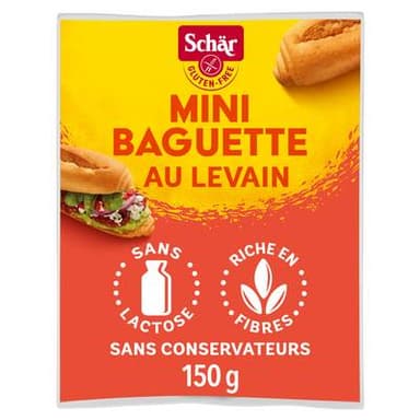 Schär Pain Mini Baguette sans Gluten, 2x75g