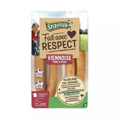 Stoeffler Saucisse Viennoise, 4x55g