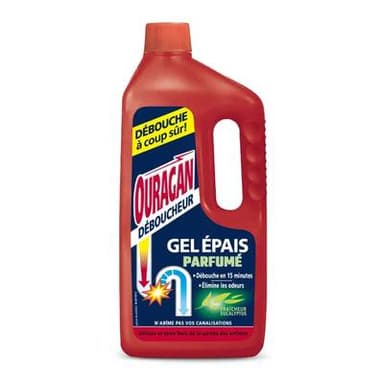 Ouragan Déboucheur Gel Épais Parfumé, 1L