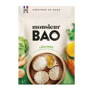 monsieur BAO Bao Légumes, 4x55g