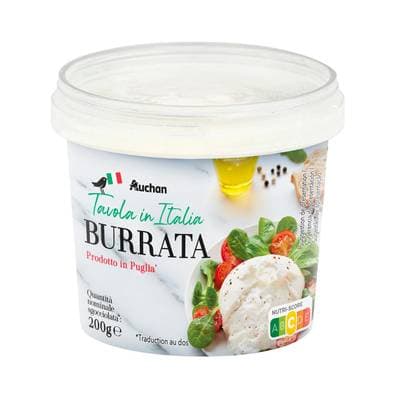 Auchan Tavola In Italia Burrata, 200g