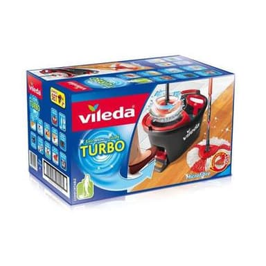 Vileda Kit de nettoyage easywring & clean turbo, 1 pièce