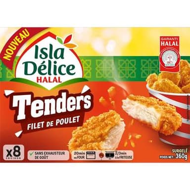 Isla Délice Filets de Poulet Tenders- Halal, 360g