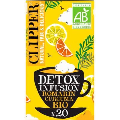 Clipper Infusion Detox Romarin Bio, 20 sachets