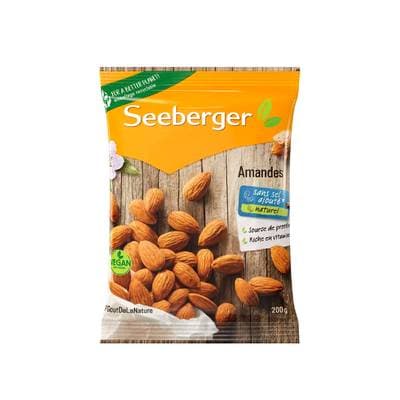 Seeberger Amandes décortiquées, 200g