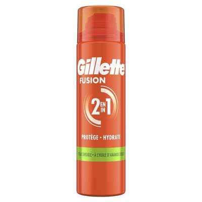 Gillette Gel à Raser 2in1 Protect Fusion, 200ml