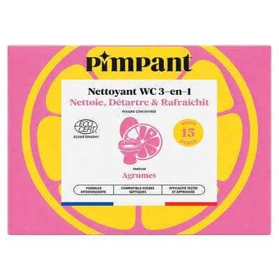 Pimpant Nettoyant WC, 15 capsules