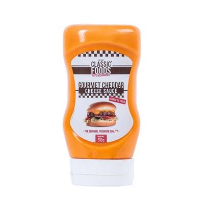 Classic Foods of America Sauce cheddar cheese en flacon souple Squeeze Top Down, 310g