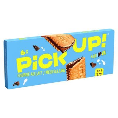 Bahlsen Biscuits pick up fourrés chocolat au lait X6, 168g