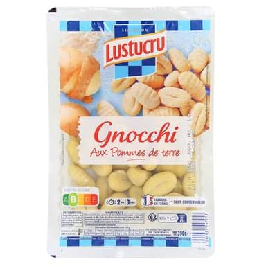 Lustucru Gnocchi aux Pommes de Terre, 390g