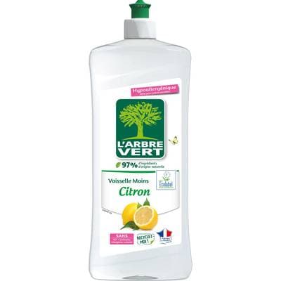 L'arbre Vert Liquide vaisselle citron, 750ml