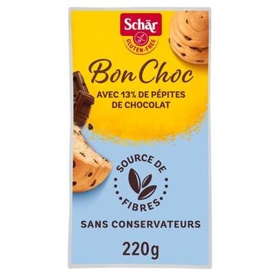 Schär 2 brioches aux pépites de chocolat Bon choc sans gluten, 2x110g
