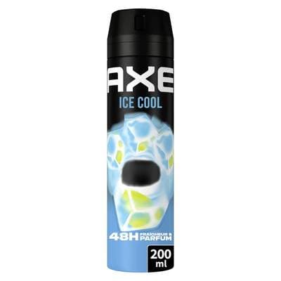 Axe Déodorant spray Homme Ice Cool Efficacité 48h, 200ml