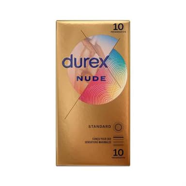 Durex Préservatifs Standard Nude, 10 préservatifs