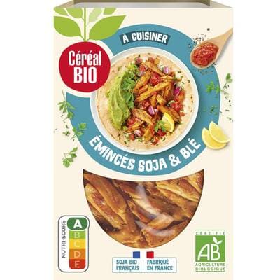 Céréal Bio Emincés Soja & Blé Bio à Cuisiner, 130g