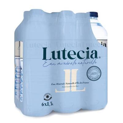 Lutecia Eau minérale naturelle, 6x1,5L