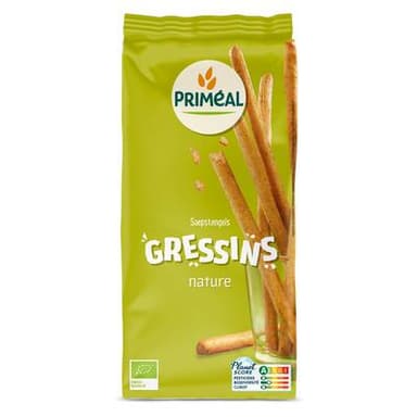 Priméal Gressins à l'huile d'olive bio, 120g
