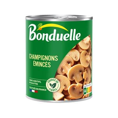 Bonduelle Champignons Emincés en conserve, 460g