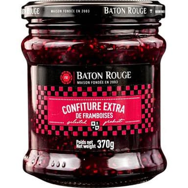 Baton rouge Confiture extra de framboise, 370g