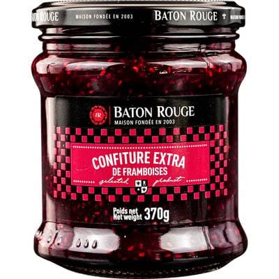 Baton rouge Confiture extra de framboise, 370g