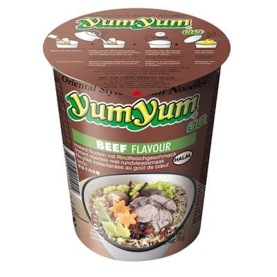 Yum Yum Nouilles Instantanées Saveur Bœuf en cup, 70g