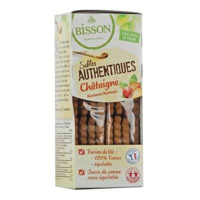 Bisson Biscuits sablés Châtaigne, Bio, 180g