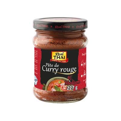 Real Thaï Pâte de curry rouge moyen, 227g
