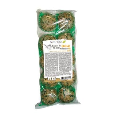 Riga Natu'Riga Boules de graisse et graines, 10x90g