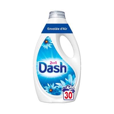 Dash Lessive Liquide 2en1 Envolée d'Air, 1,35L