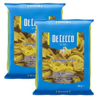 De Cecco Pâtes Fettucine en nids N°233 premium, Lot de 2x500g