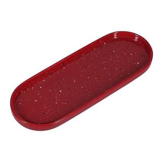 Collection Fika Plat à servir 28,5x10cm burgundy Fika, 1 pièce