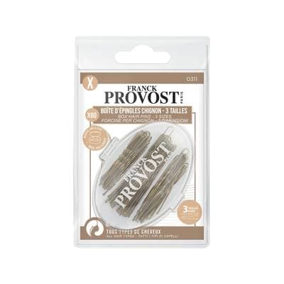 Franck Provost pinces chignons marron x60 - 3 tailles s, 60  pièces