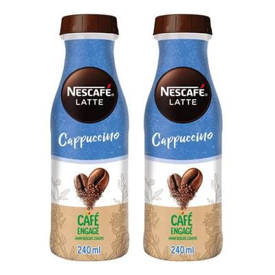 Nescafé Café Latte Cappuccino, Lot de 2x240ml