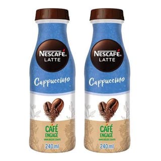 Nescafé Café Latte Cappuccino, Lot de 2x240ml